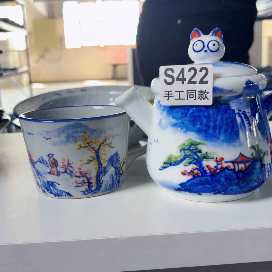 摆件景德镇老陶泥茶周边