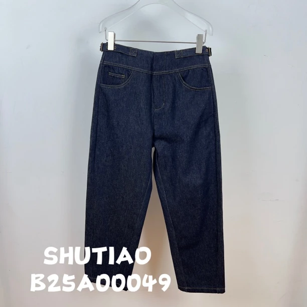 【SHUTIAO】2024秋冬：新款小众设计款牛仔裤B25A00049