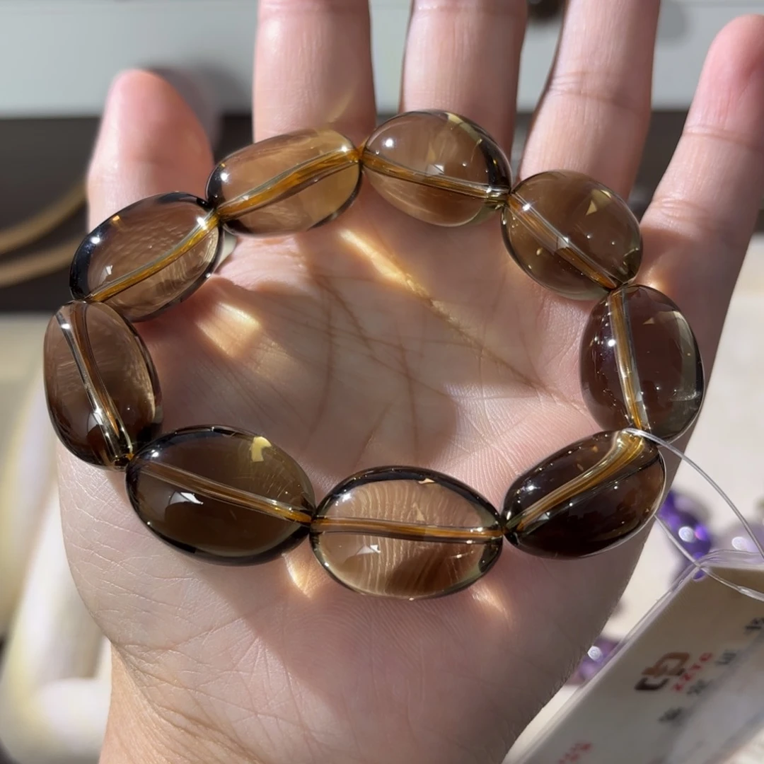 未镶嵌手链水晶黄水晶