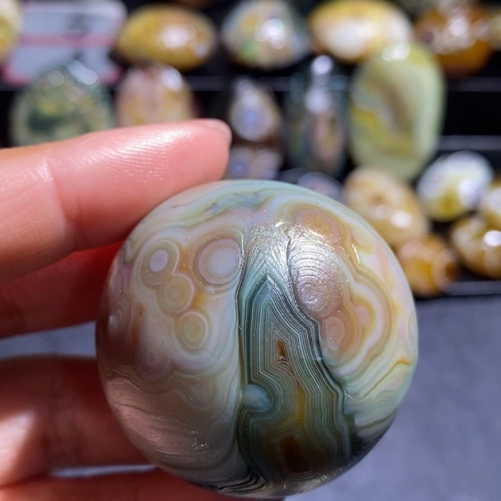 玛瑙/玉髓未镶嵌吊坠(不含链)116