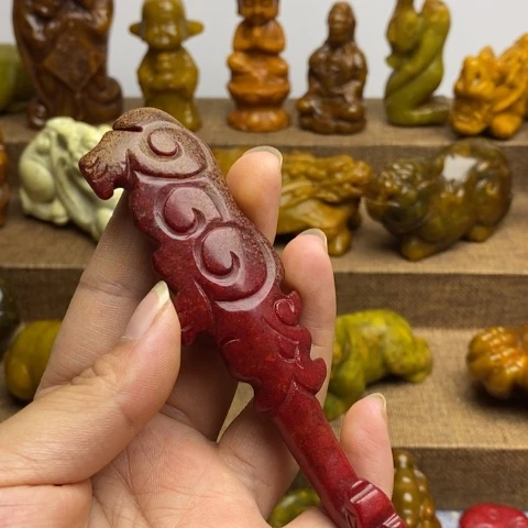 蛇纹石玉未镶嵌颈饰72