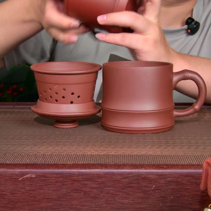 茶杯紫砂高货放漏