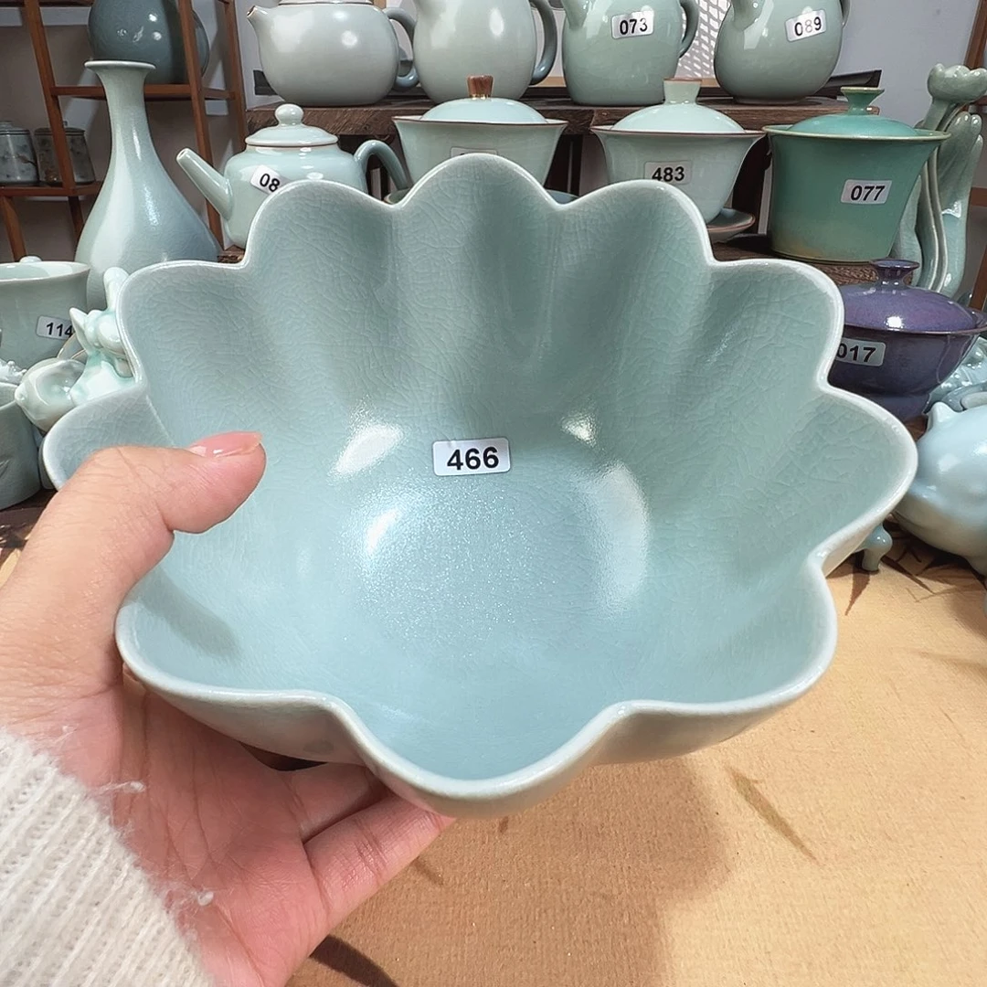 陶466莲花碗。       特价