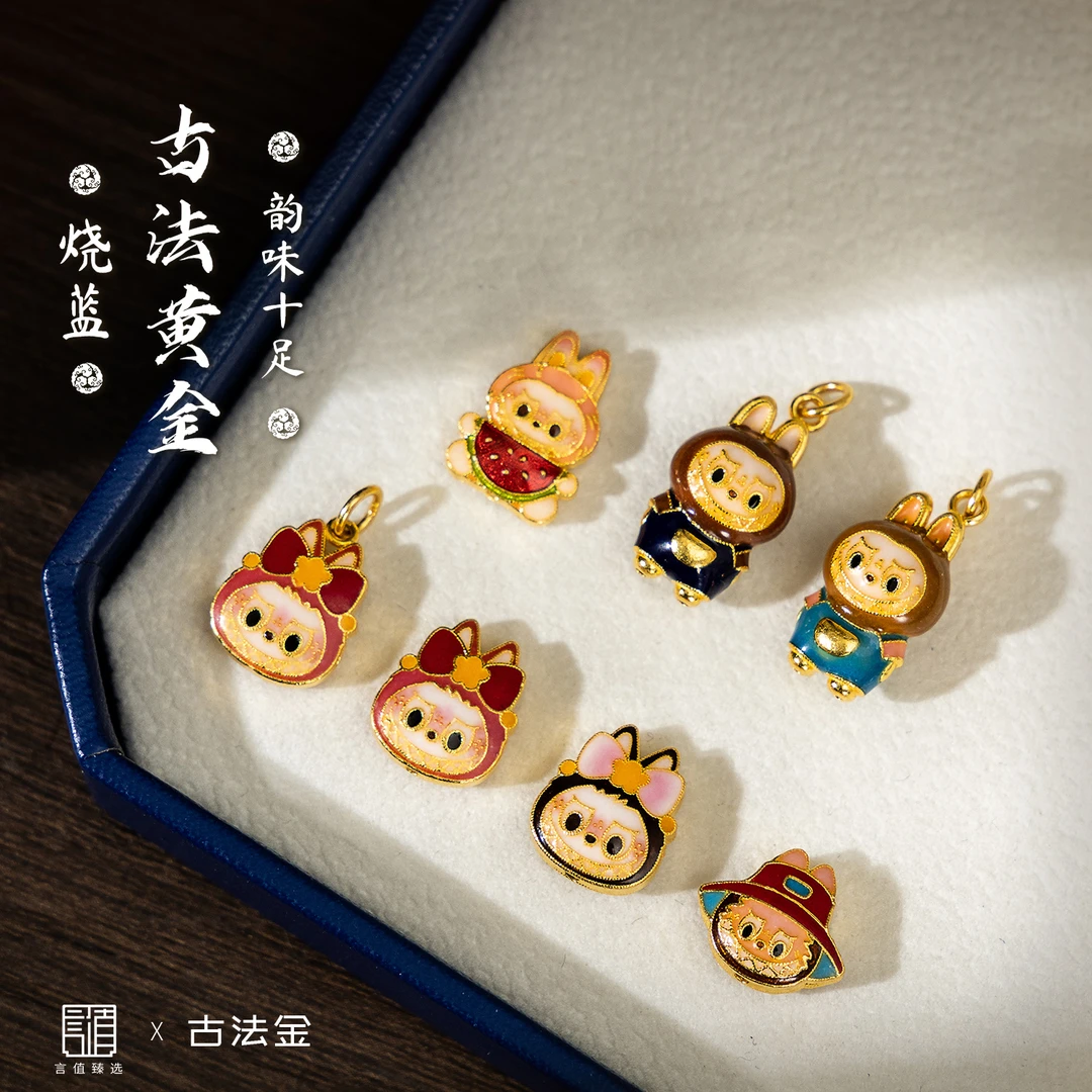 【拉bubu】古法黄金足金吊坠-G5949|BHJ5