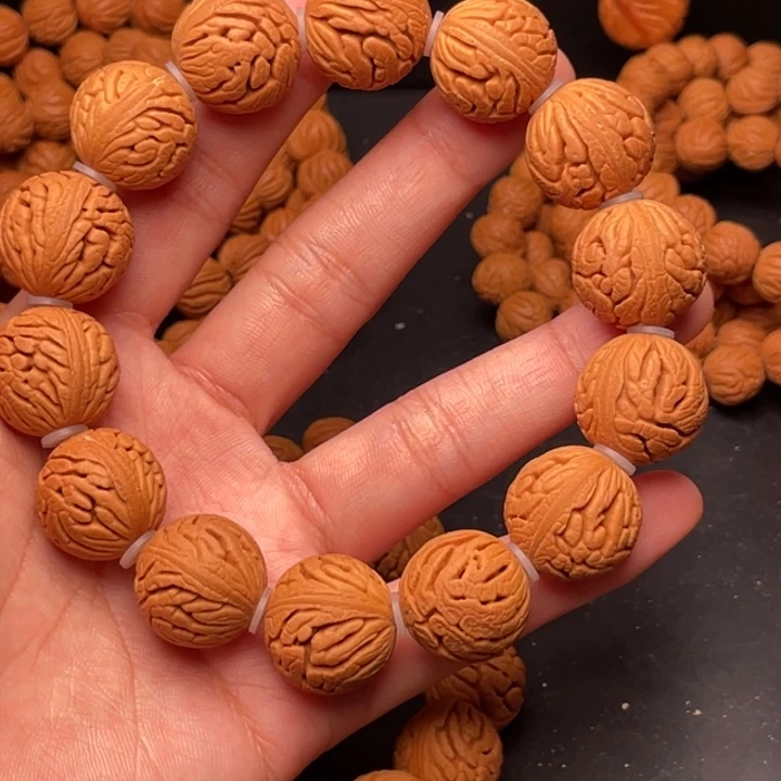 基***。手串桃核绣球桃核18