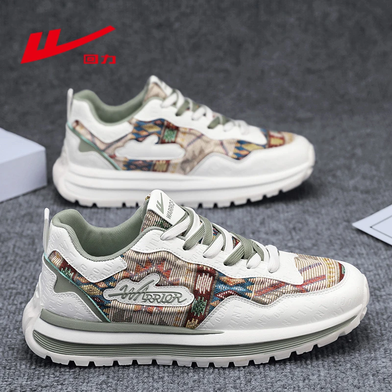 回力男鞋夏季透气2025新款阿甘男士休闲运动鞋增高跑步百搭老爹鞋