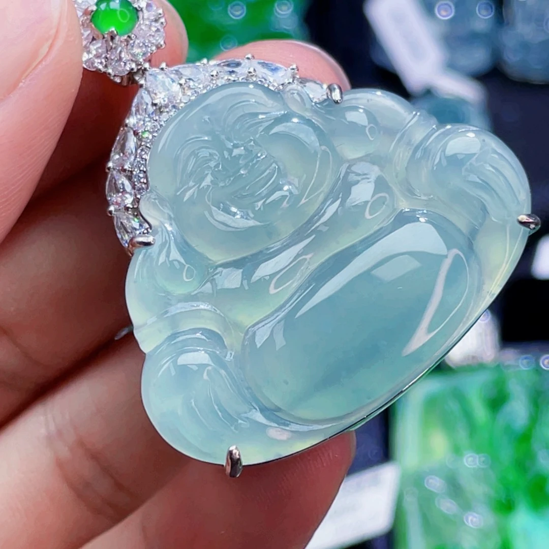 翡翠未镶嵌颈饰6，