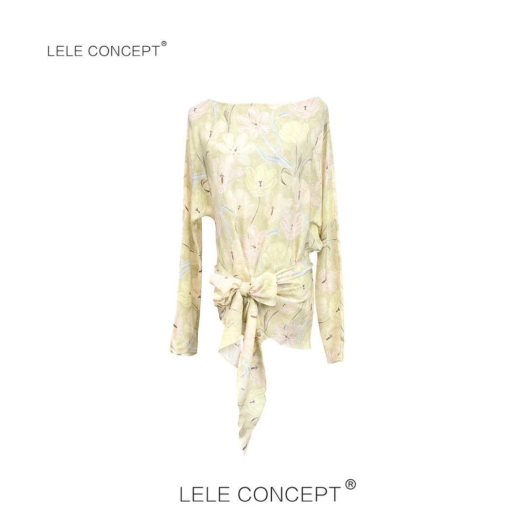 LELE CONCEPT丨时尚百搭花朵造型上衣S1062