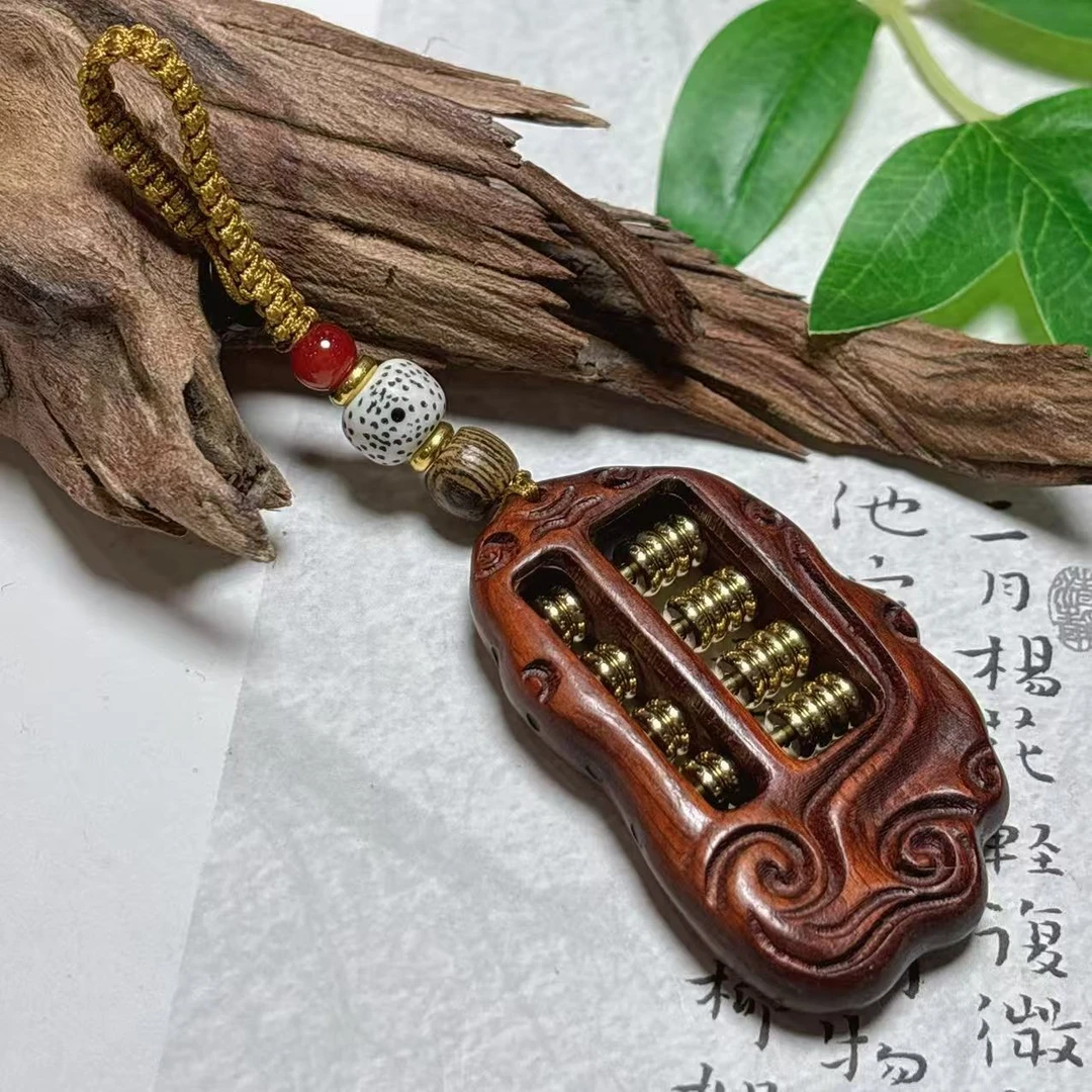 《老猪严选》TYA035木制品算盘挂件包挂钥匙挂多样性发其一