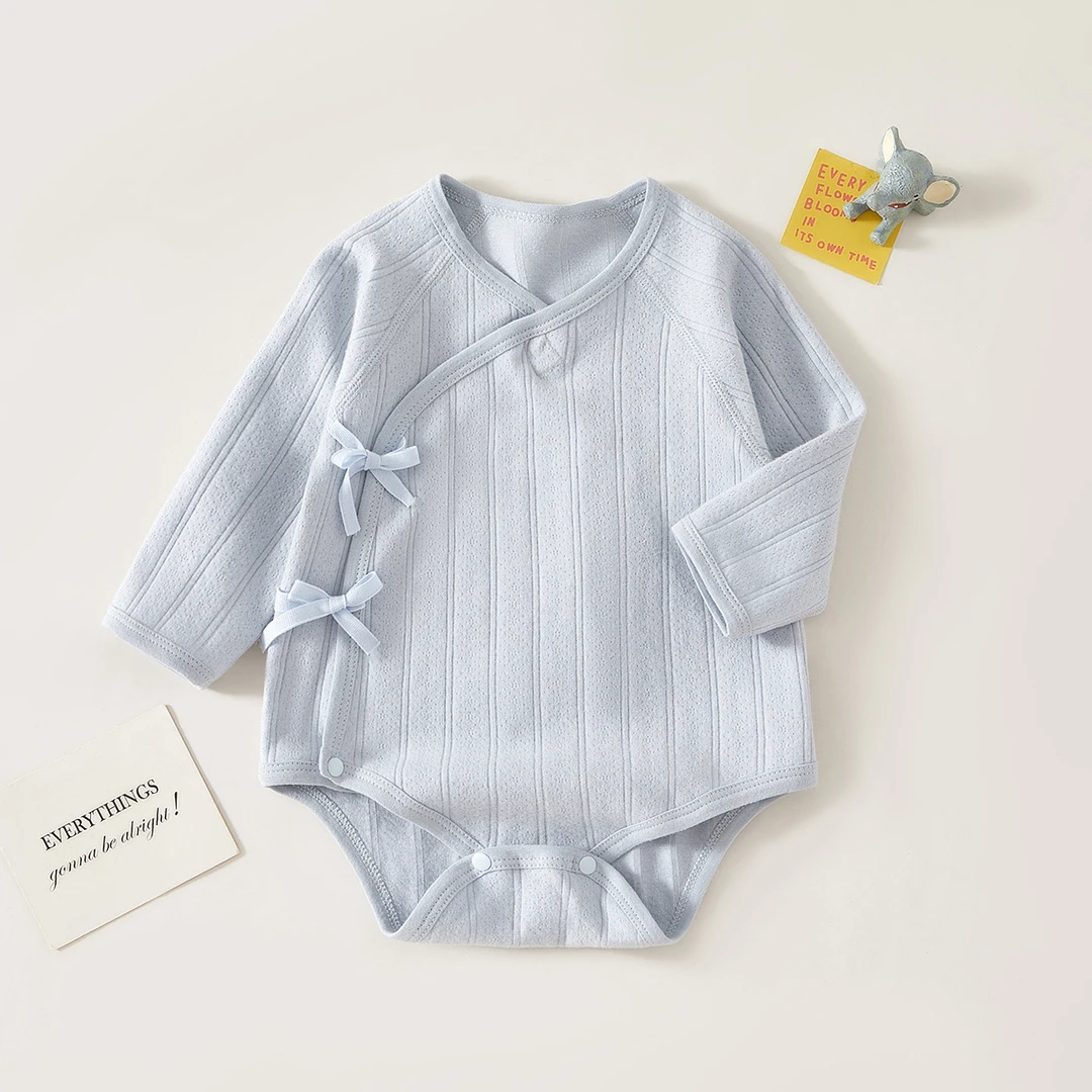 婴儿包屁衣长袖春秋冬a类纯棉三角哈衣新生儿连体衣初生宝宝衣服6