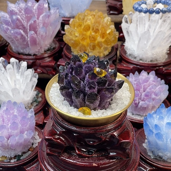 不***貓石材天然紫水晶80