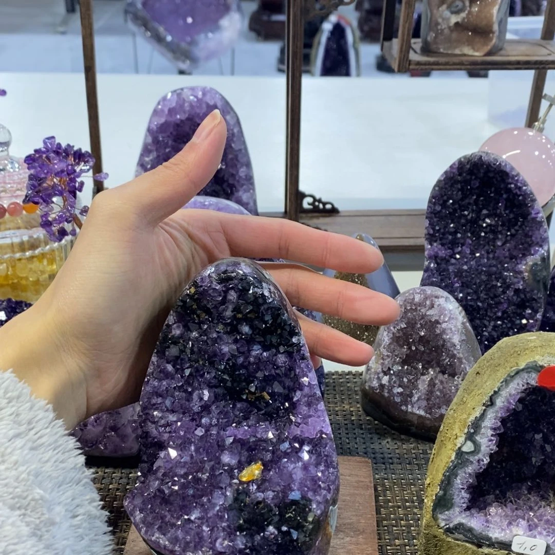 水晶摆件摆件未镶嵌福*