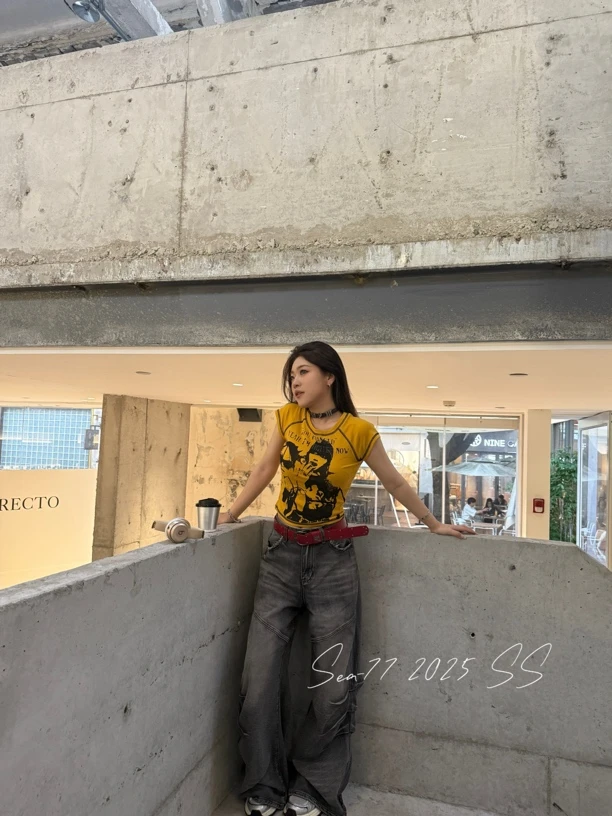 【SEA77】街头风超辣牛仔裤百搭修饰腿型