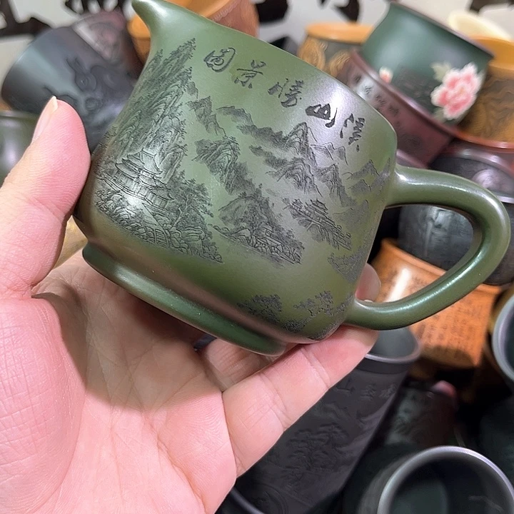 茶杯紫砂全手工紫砂主人杯