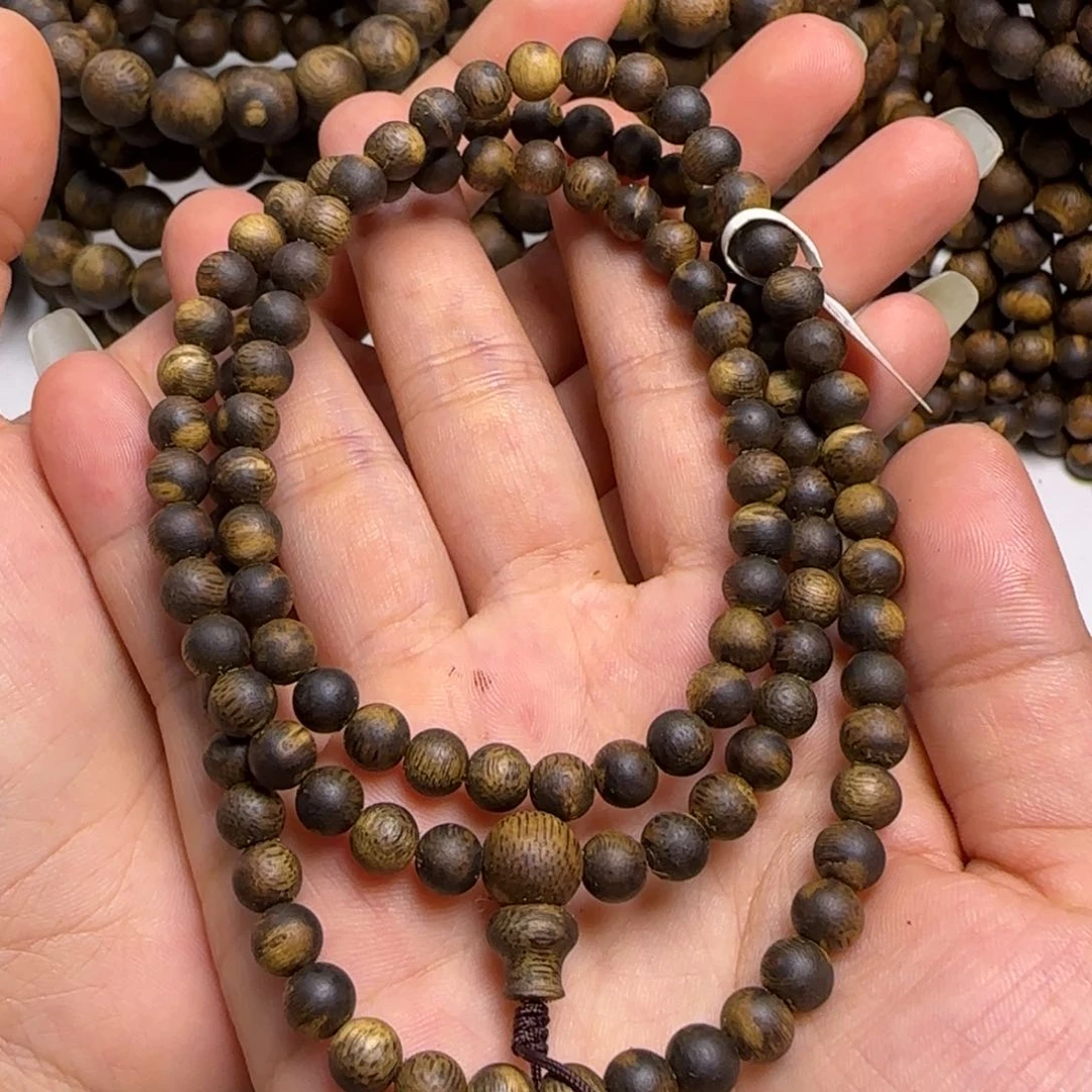 手串沉香?***棋楠沉香留疤6手串