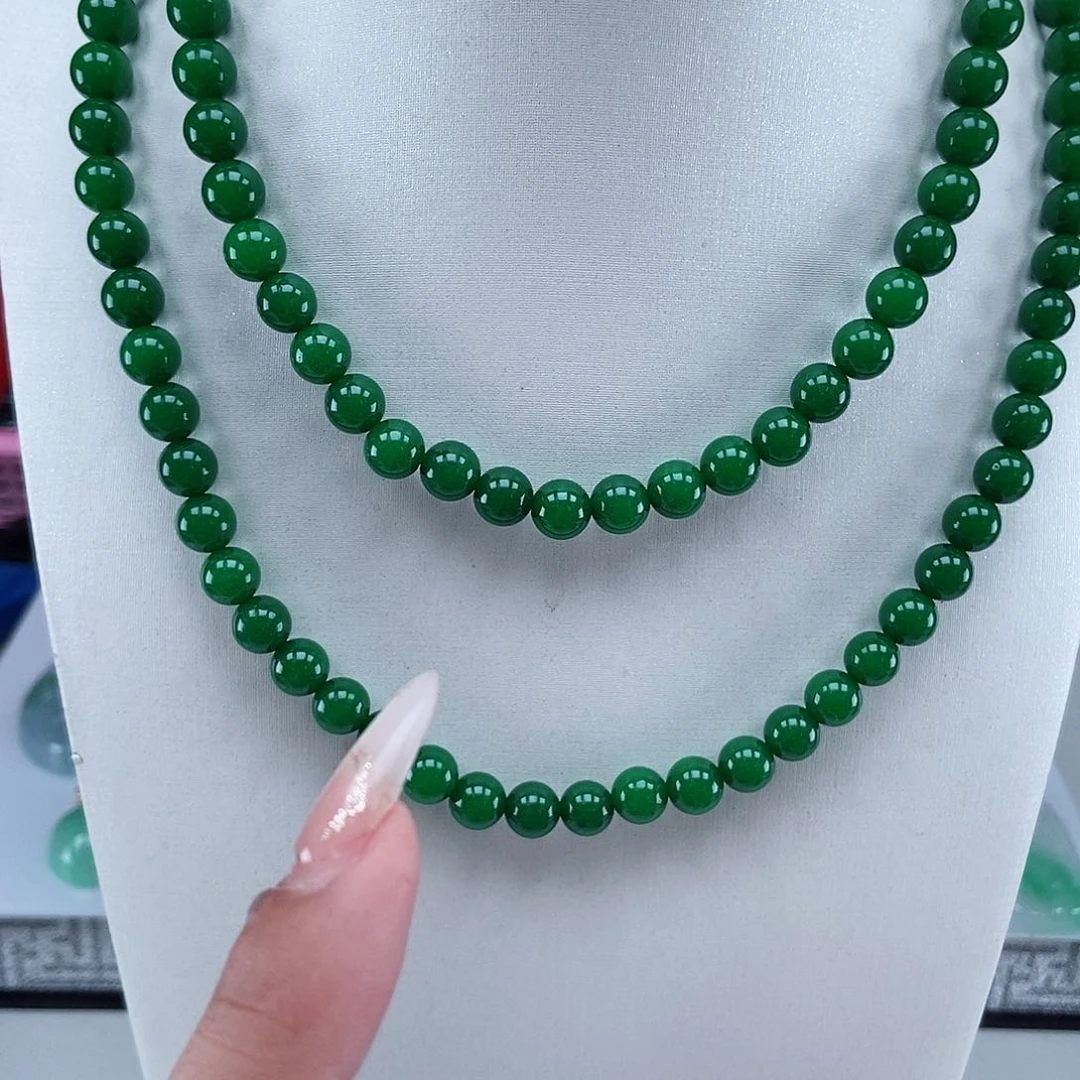翡翠手链未镶嵌8*108珠