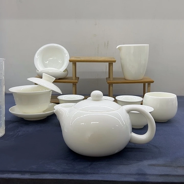 德化白瓷300毫升大壶套装