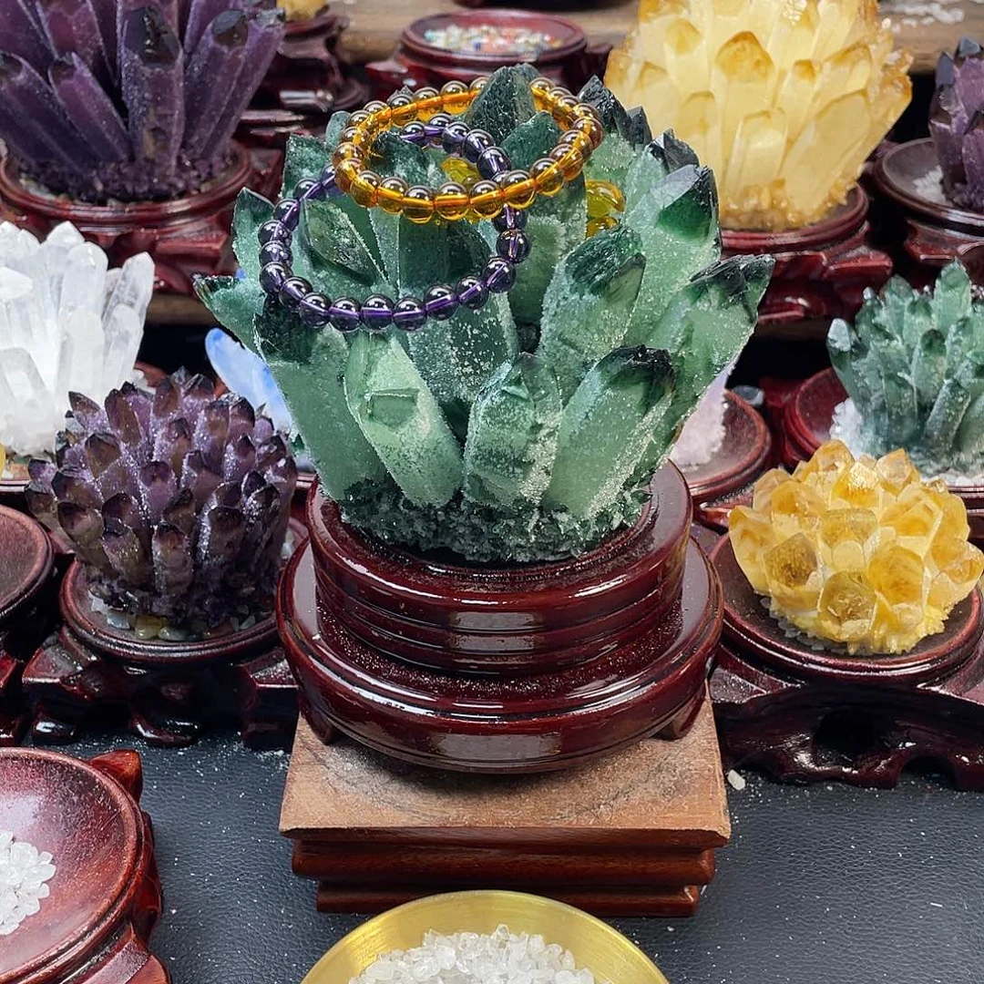 北***园石材天然绿水晶360