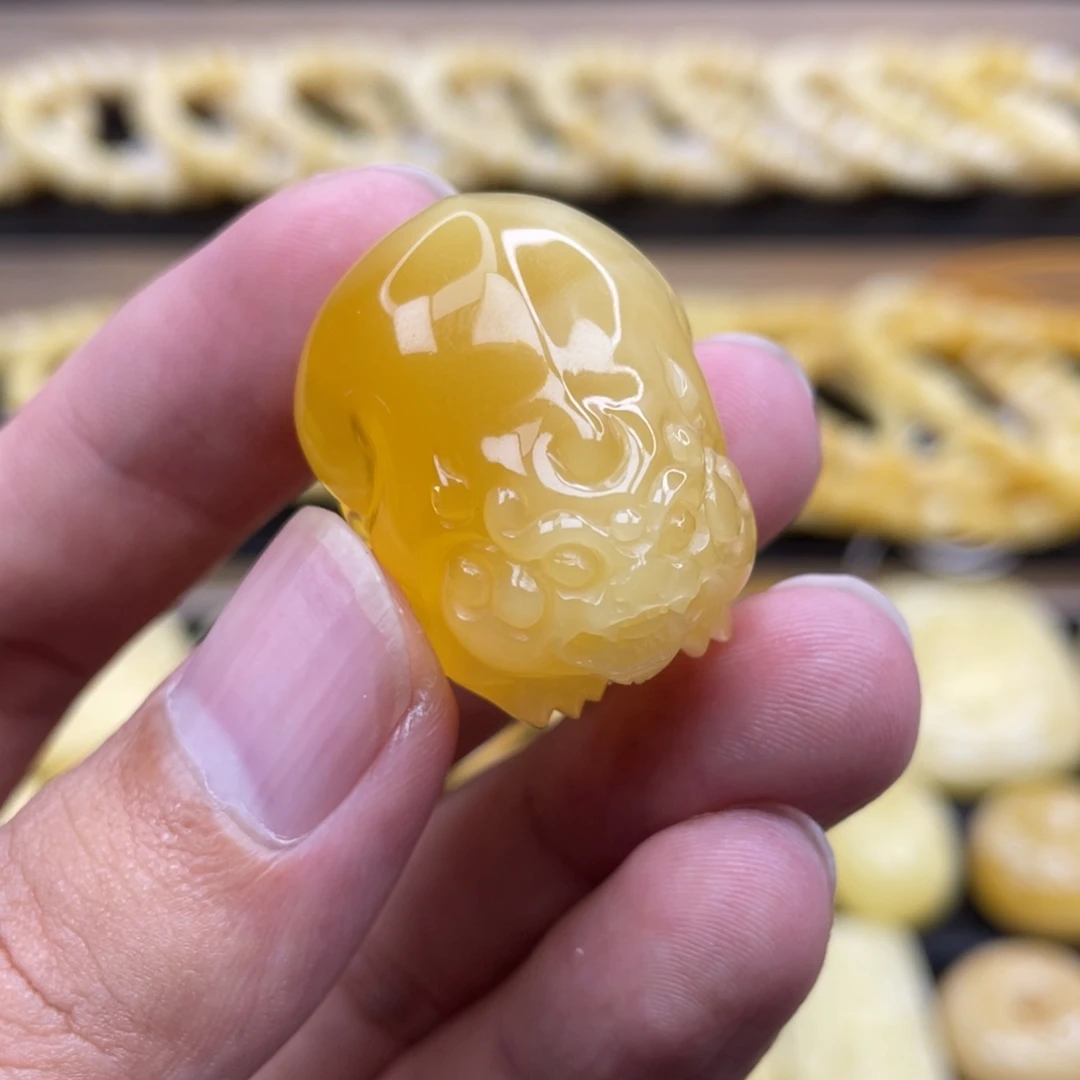琥珀未镶嵌裸石琥珀蜜蜡