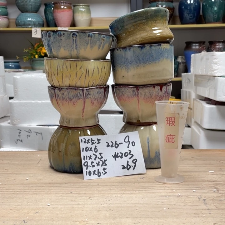 紫砂花盆多肉花盆微瑕90