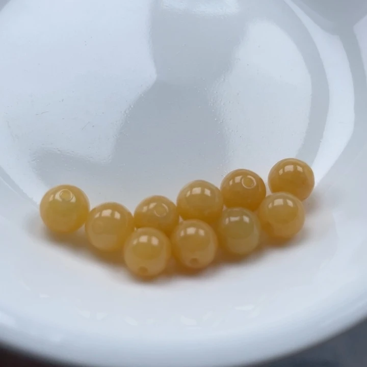 翡翠未镶嵌手链散珠多样性发自选10个