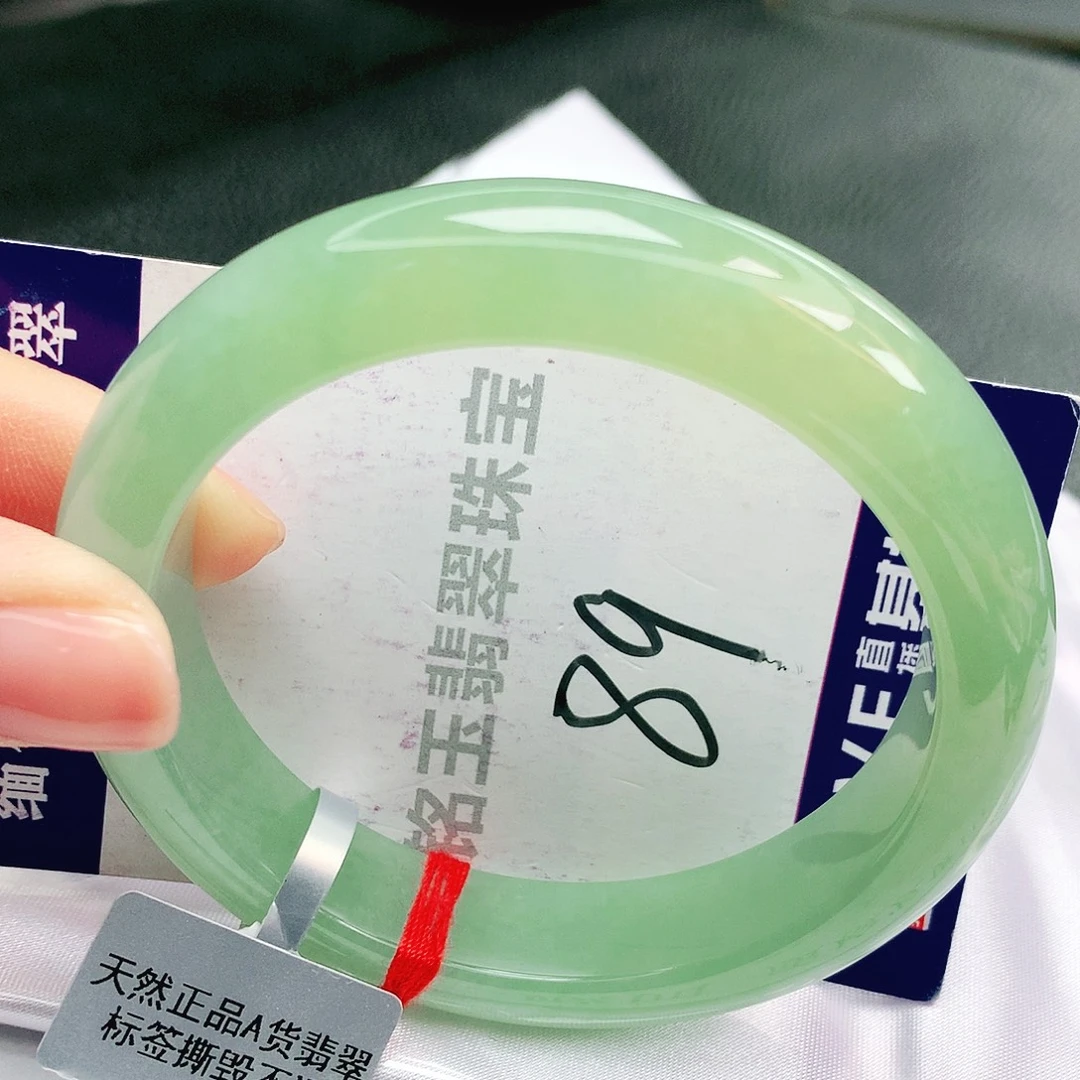 翡翠未镶嵌手镯缅甸天然a货翡翠手镯