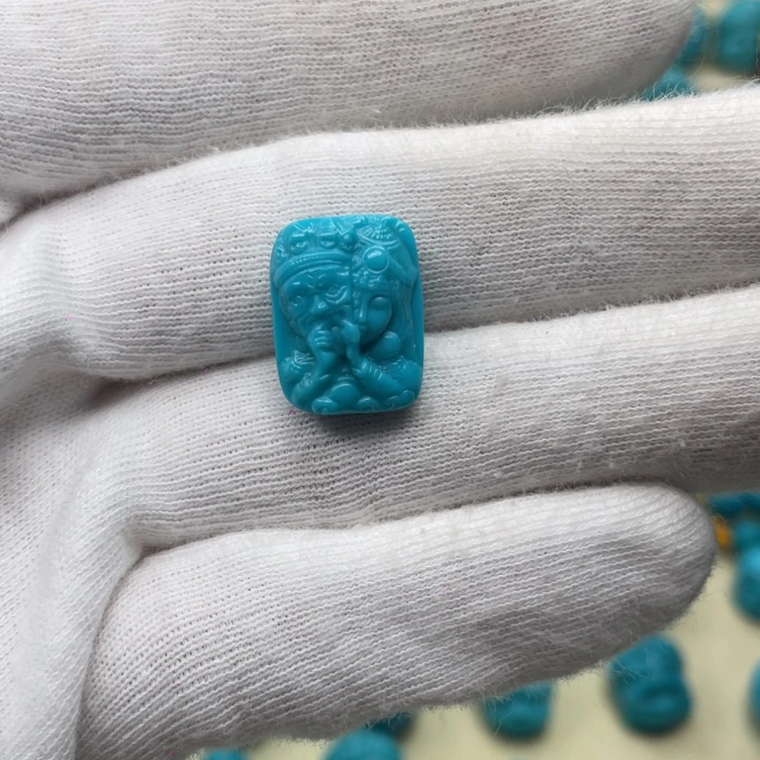 绿松石未镶嵌颈饰卡卡12-16