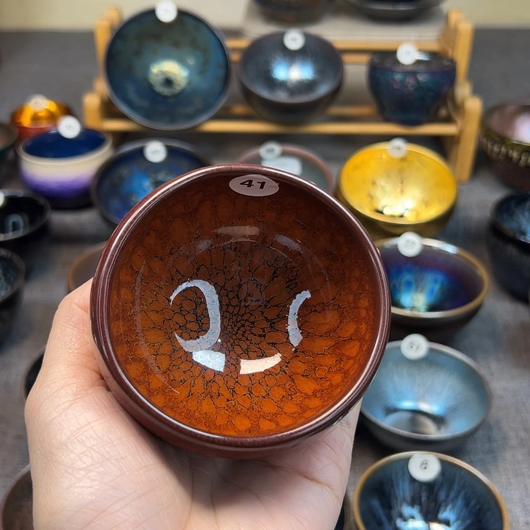 茶盏尘*鹧鸪波体手工