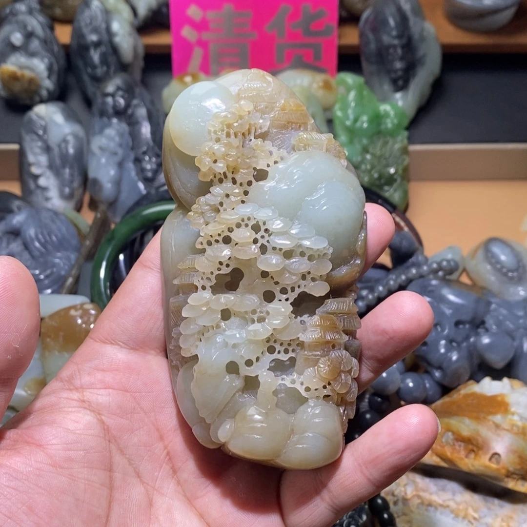 未镶嵌和田玉摆件