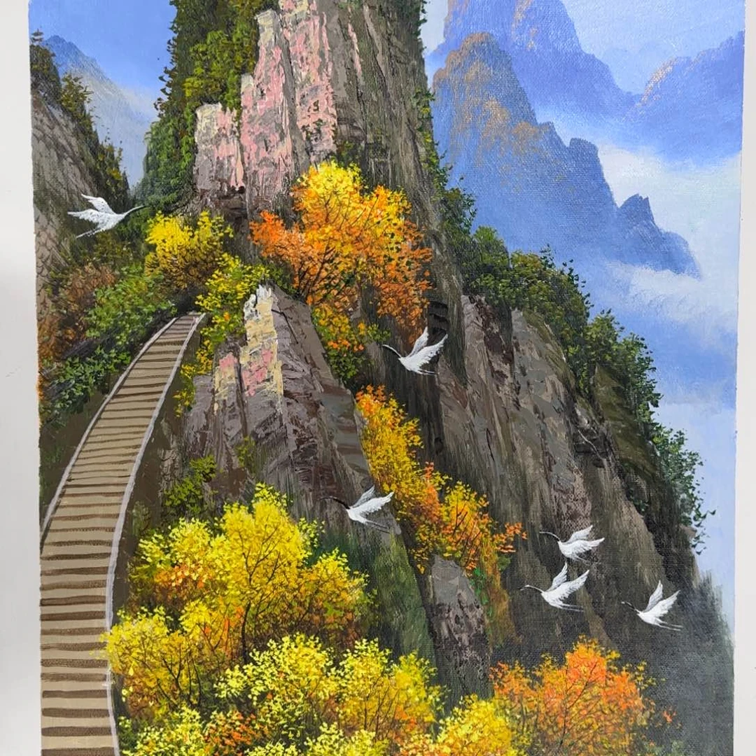 油画一起看电影吧