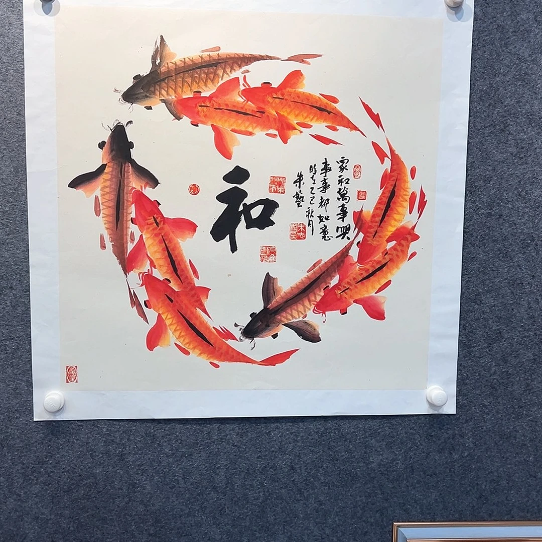 国画纯手绘系列画心