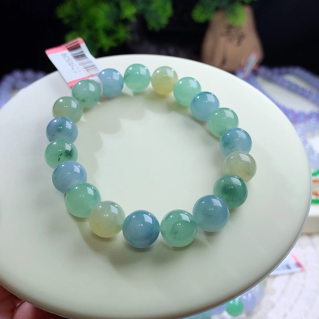 未镶嵌手串翡翠卡10mm