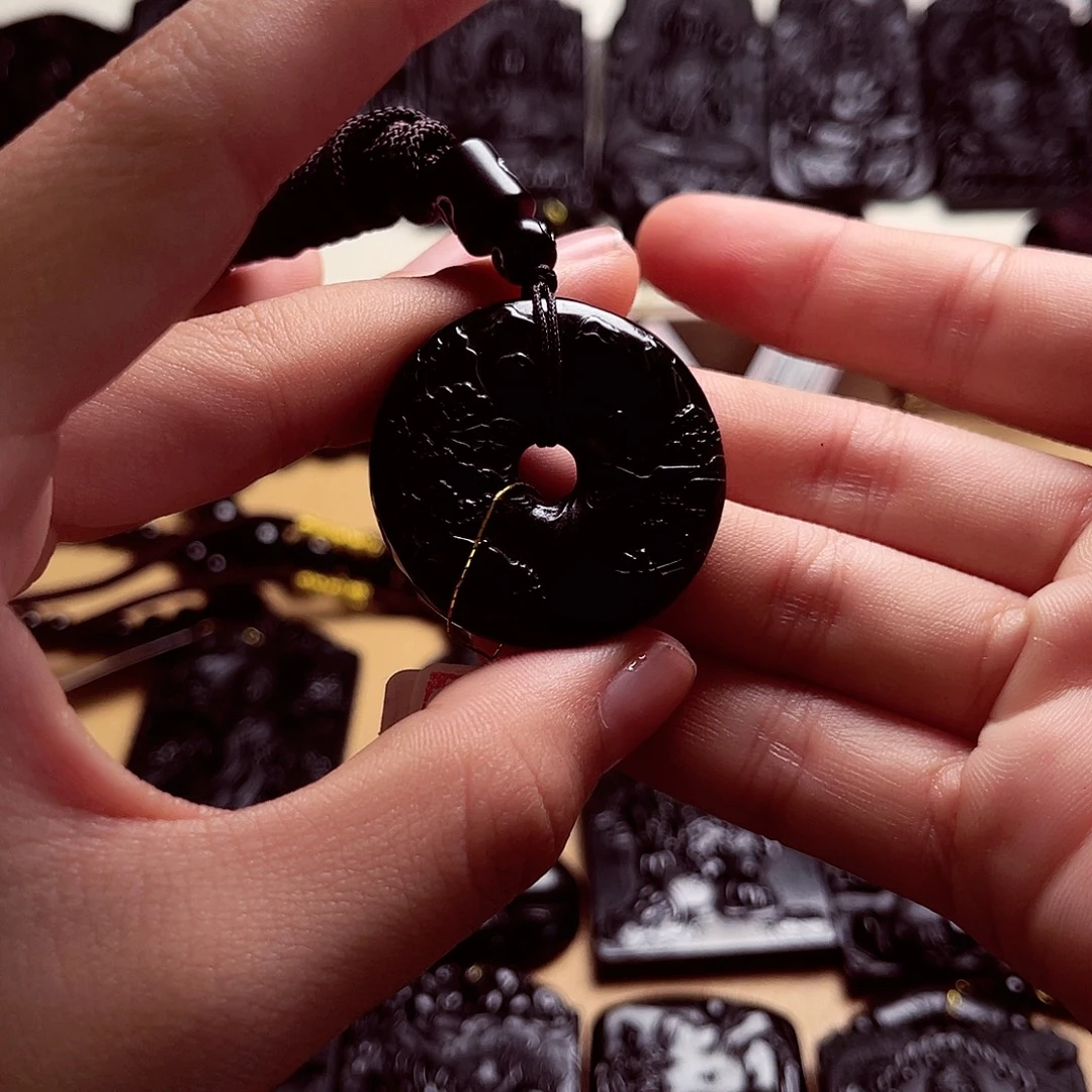 天然缅料A货平安扣014