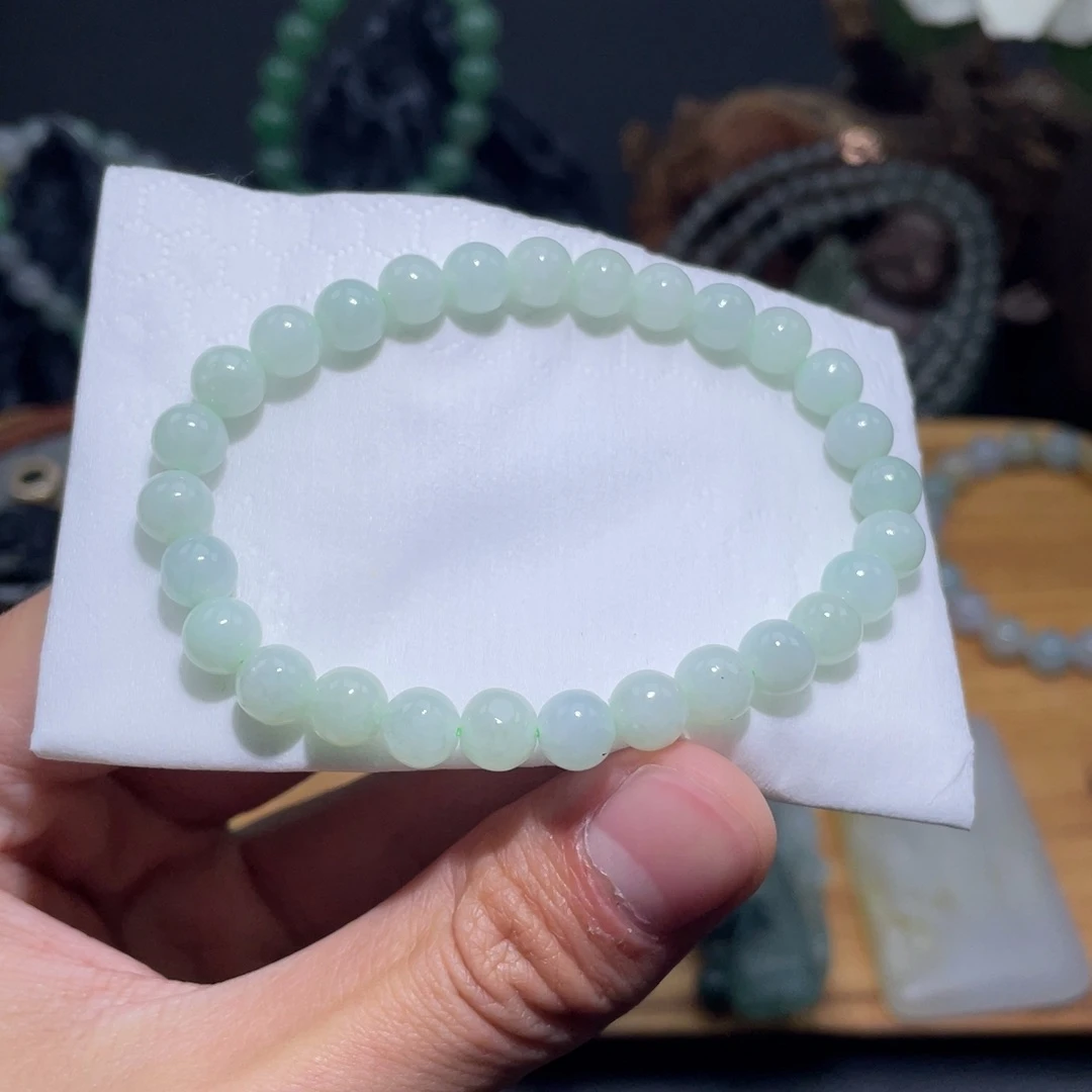 定制翡翠未镶嵌手串