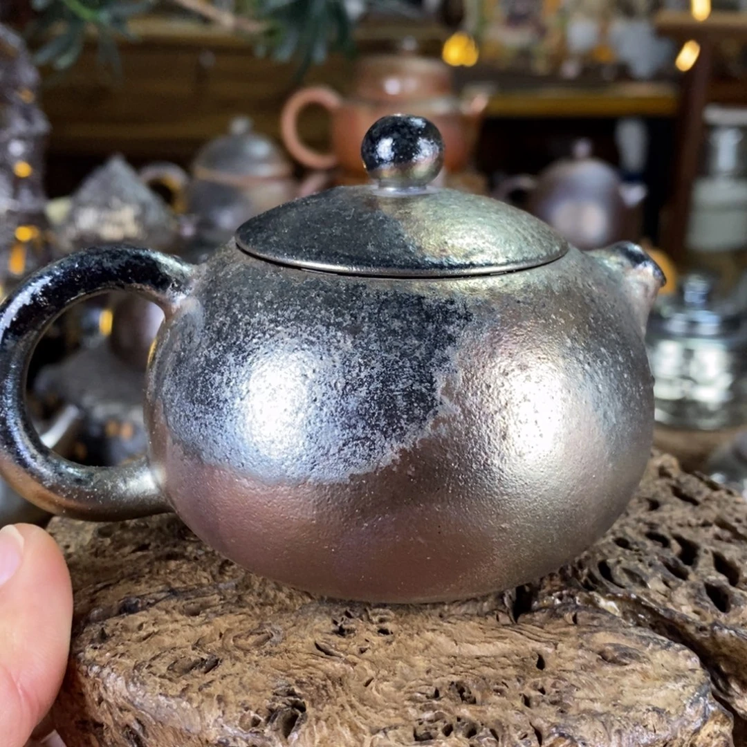 建水紫陶柴烧茶器，双十一。0001