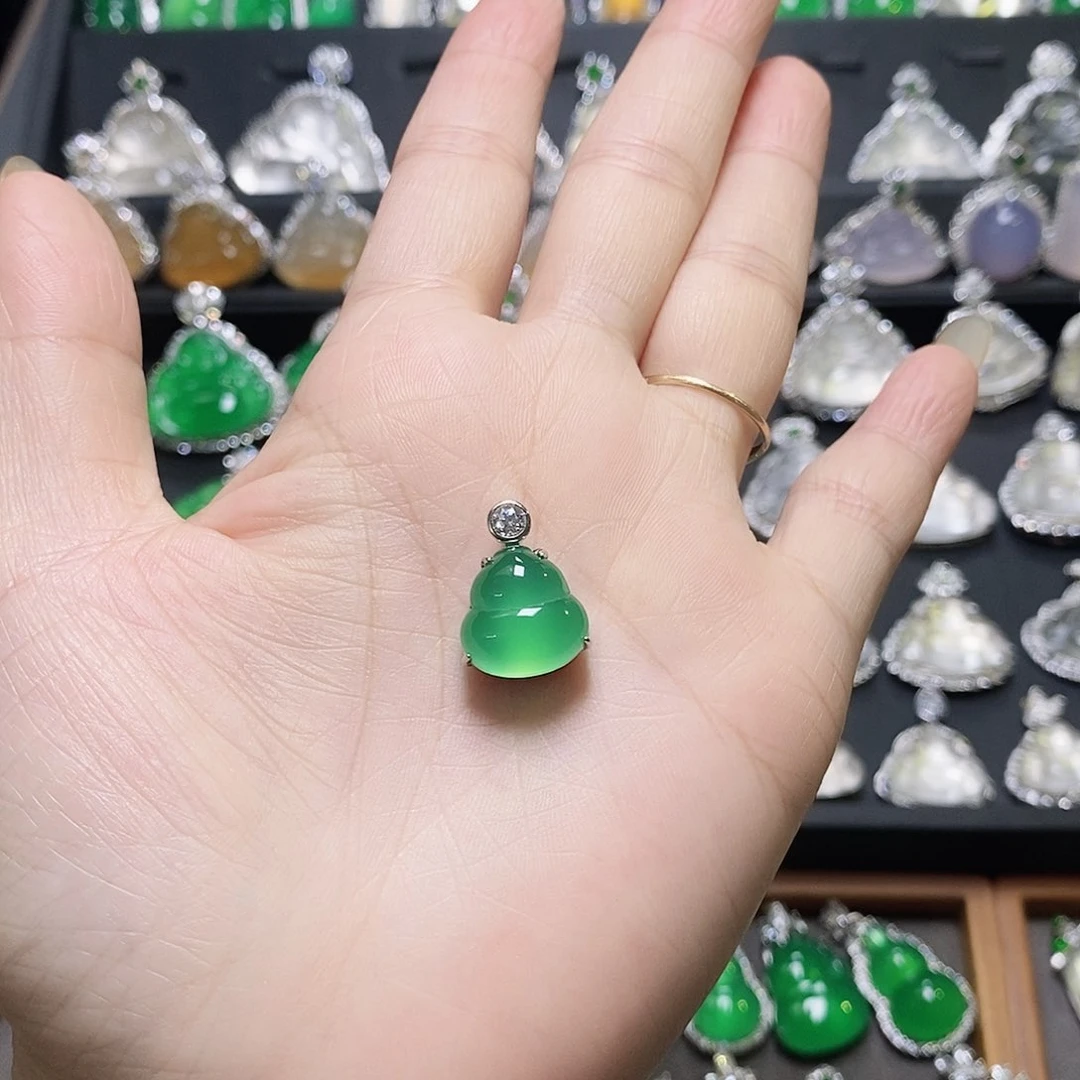 银S925镶嵌颈饰玛瑙/玉髓