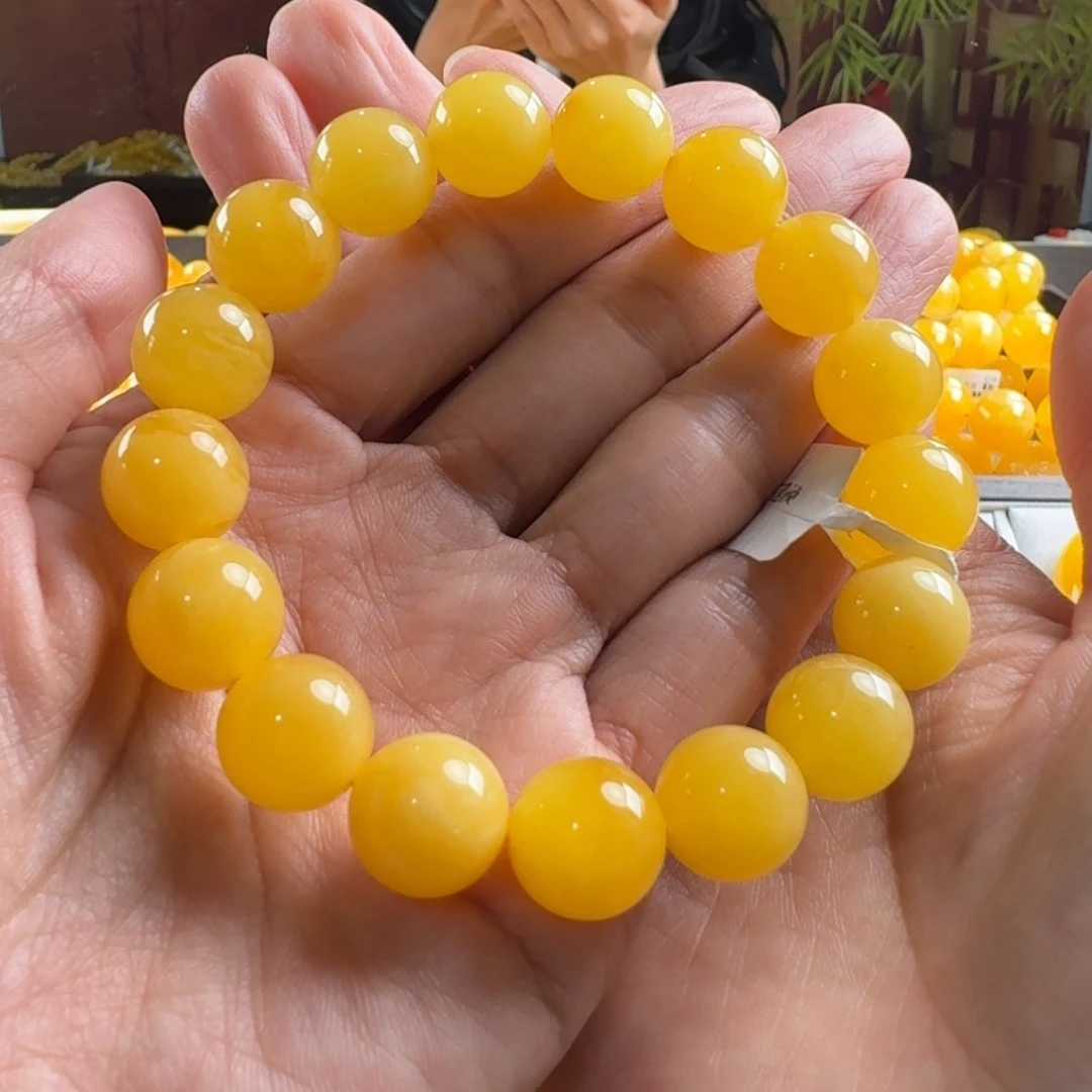 蜜蜡毛衣链未镶嵌