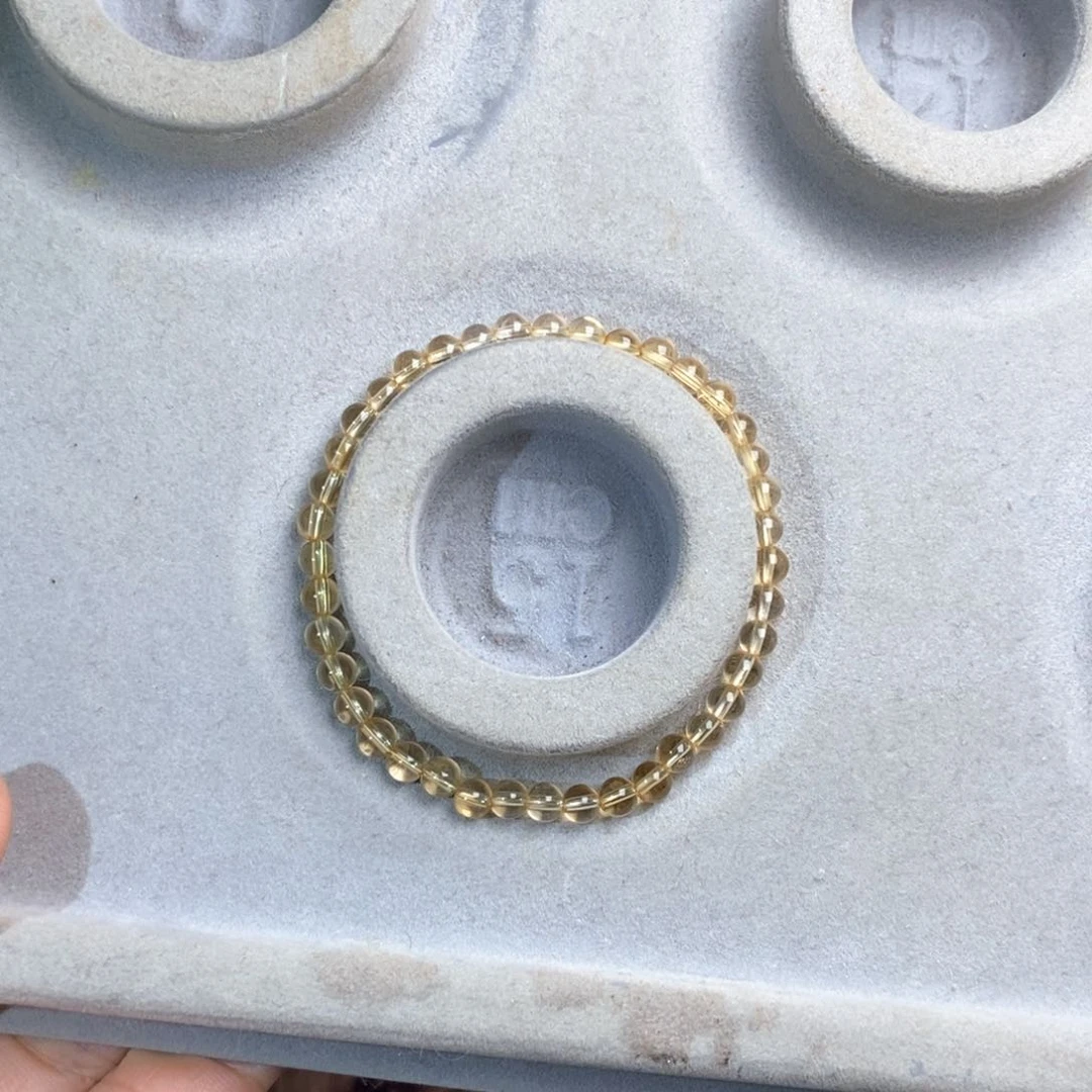 水晶手链未镶嵌冰**李黄水4.8mm