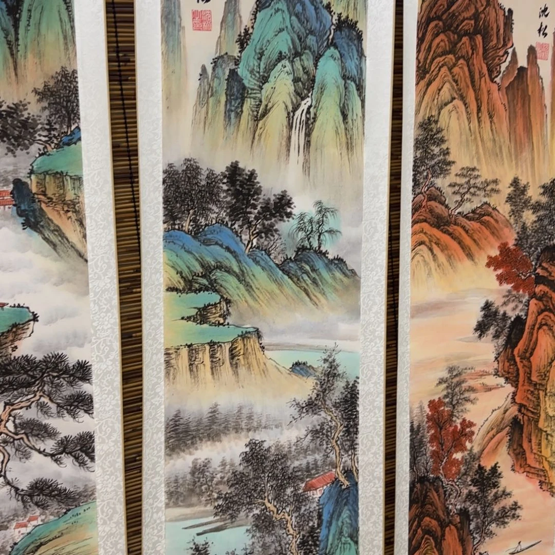 昌***国画QB四幅一套作品！带证书！只限一单