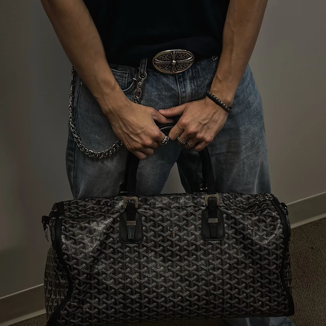 99新 LouisVuitton/路易威登 8874 戈雅 黑色短袖T恤衫