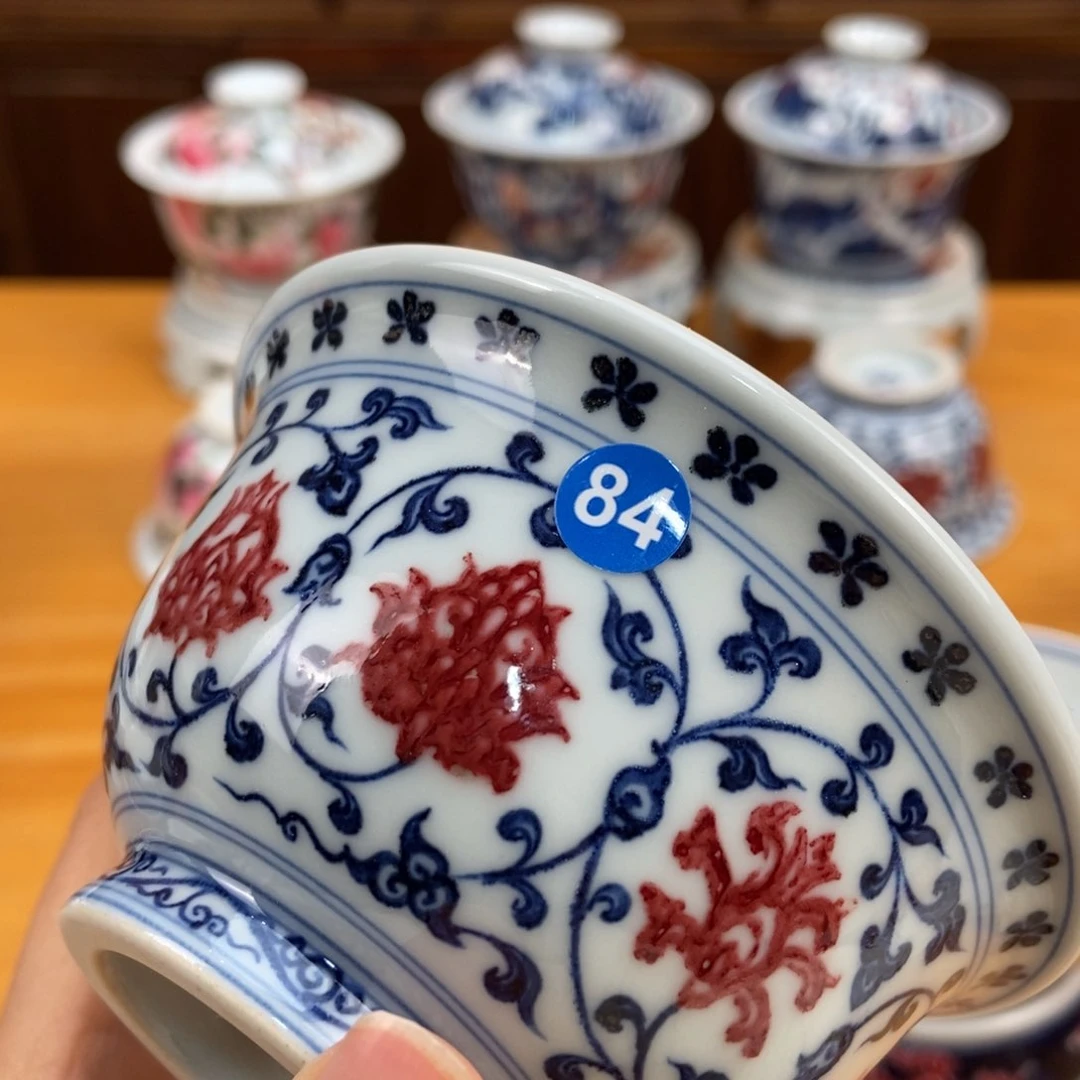 手绘现代茶具非古董
