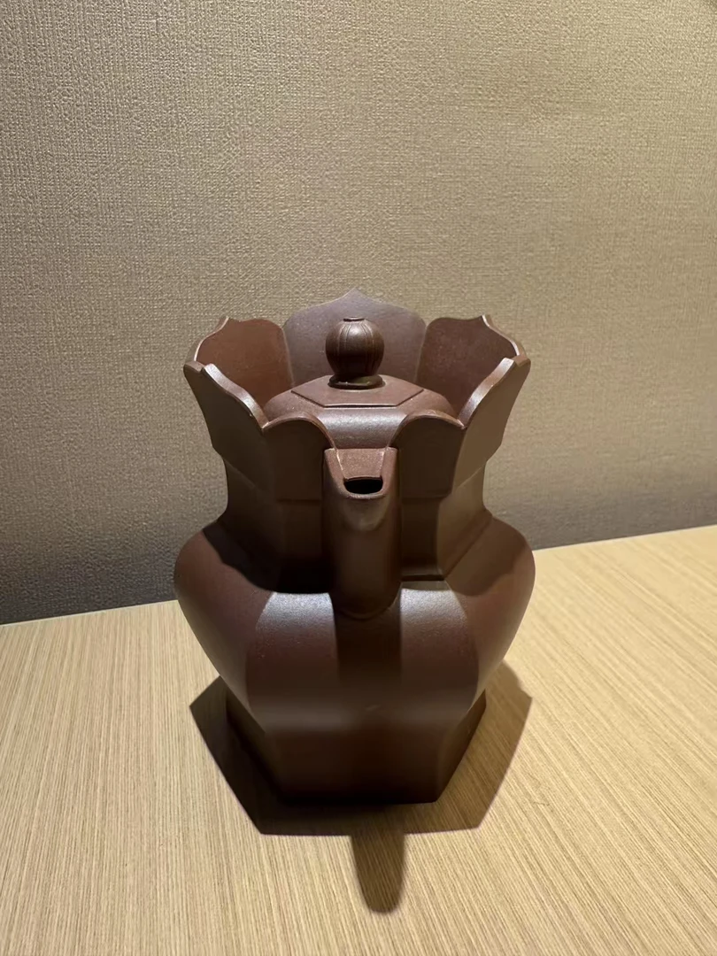 紫砂六方大彬僧帽壶非现货