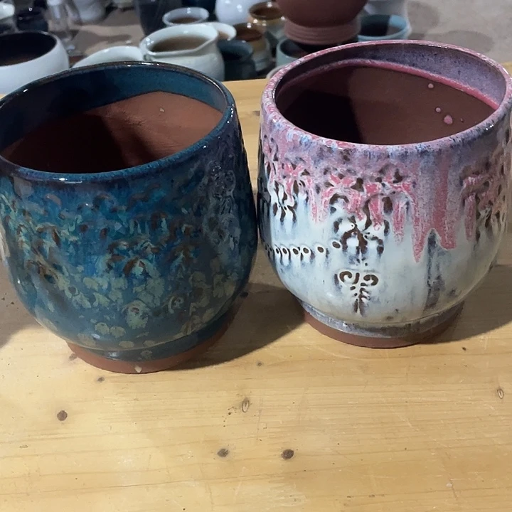 红陶瑕疵两个15/17颜色随机