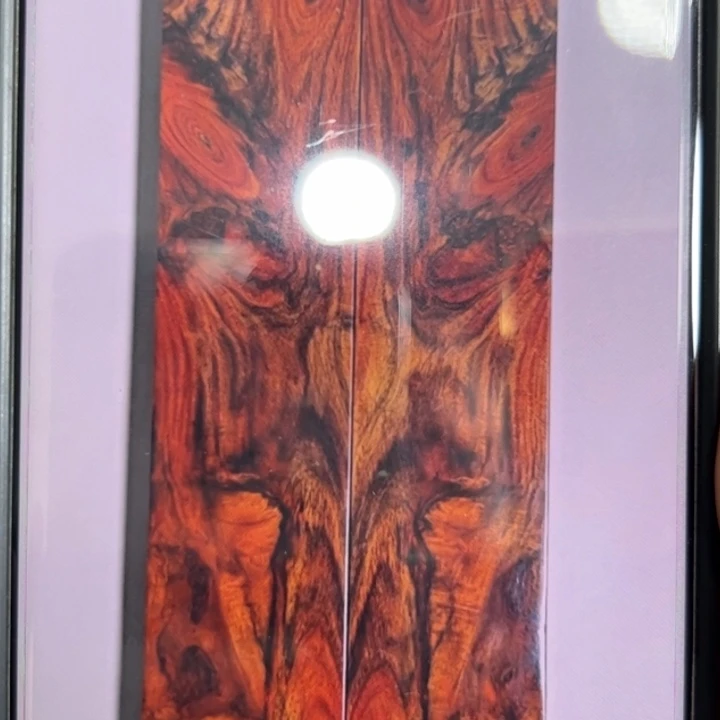 自***强大红酸枝木 镇尺一对