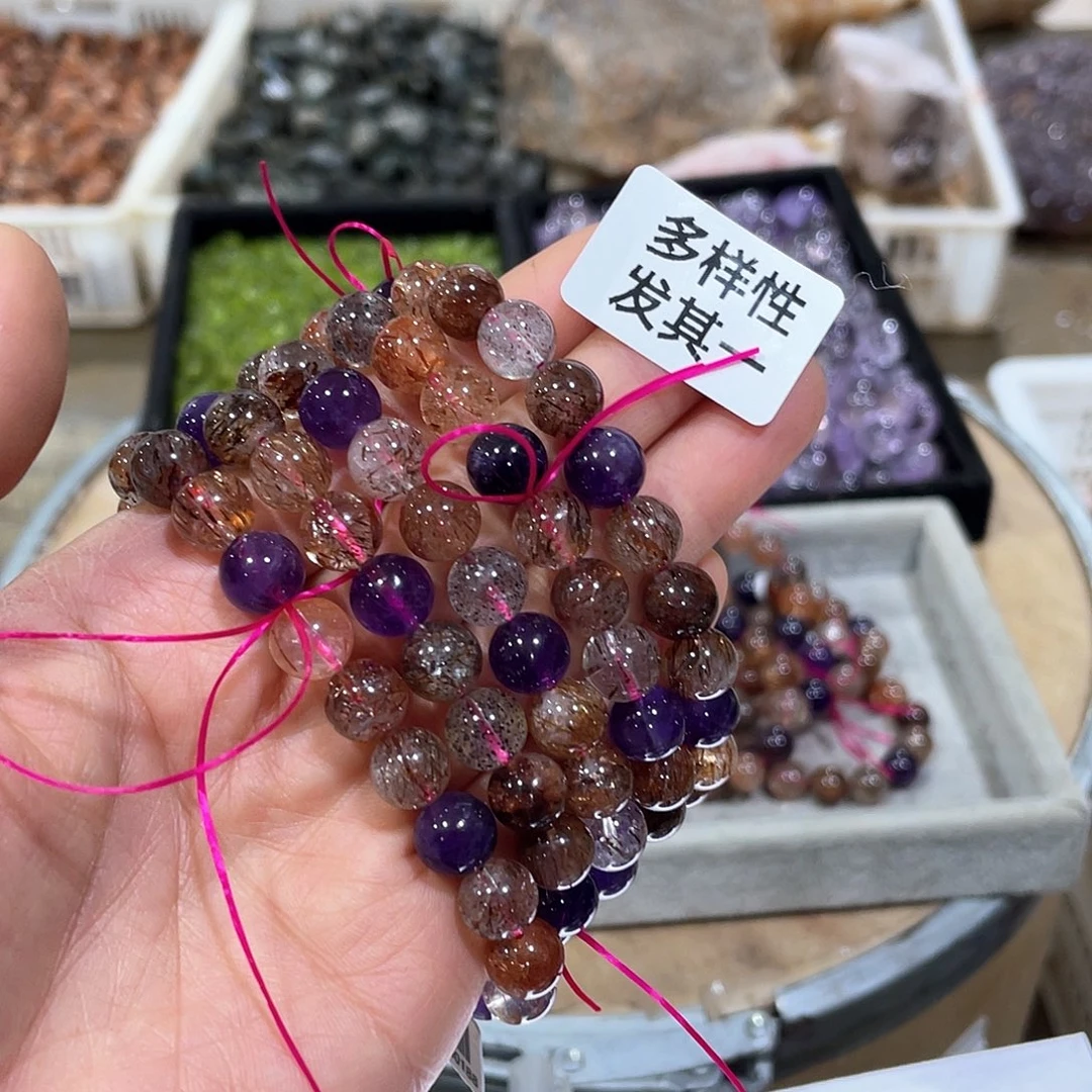 水晶手串9m m未镶嵌多样性发一条j c 774