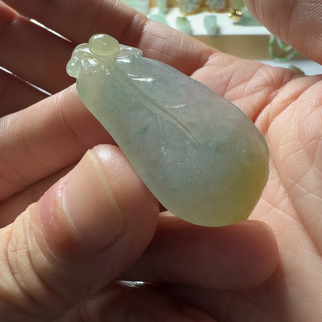 定制翡翠未镶嵌叶子