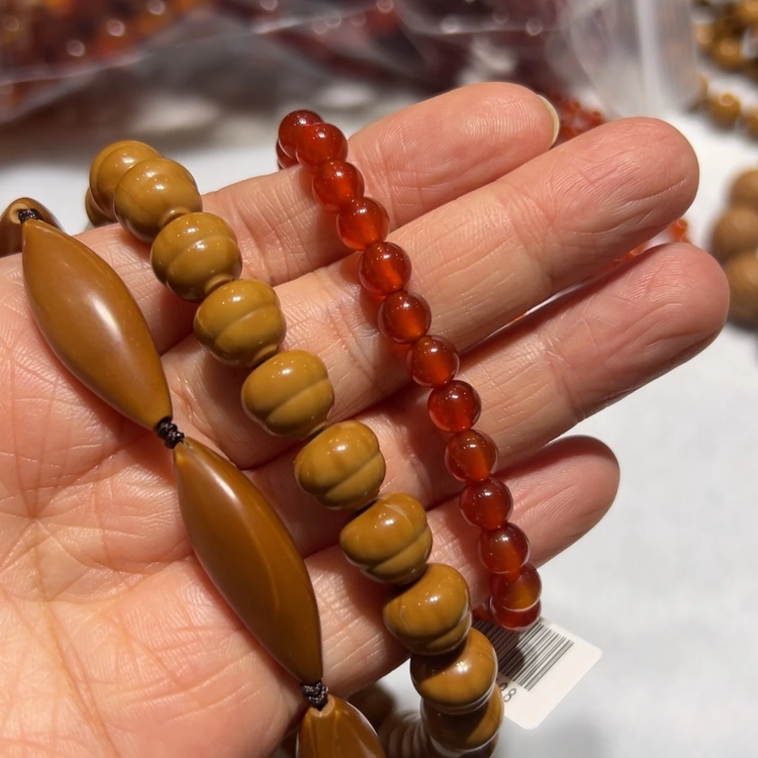 熊***️玛瑙/玉髓未镶嵌手串手串