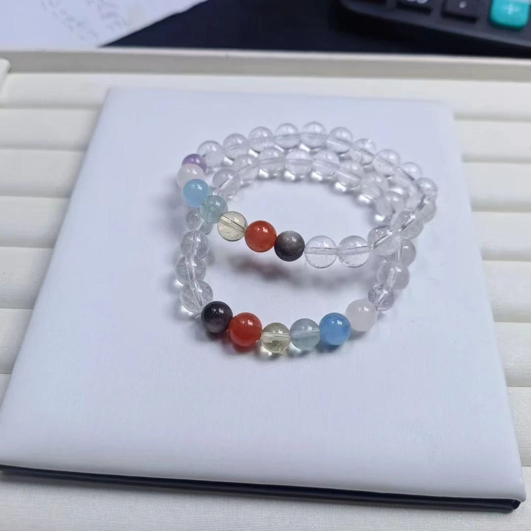 白阿塞DIY多宝手串（多样性发一）（带杂清） 完美主义慎拍 SYZB-0210