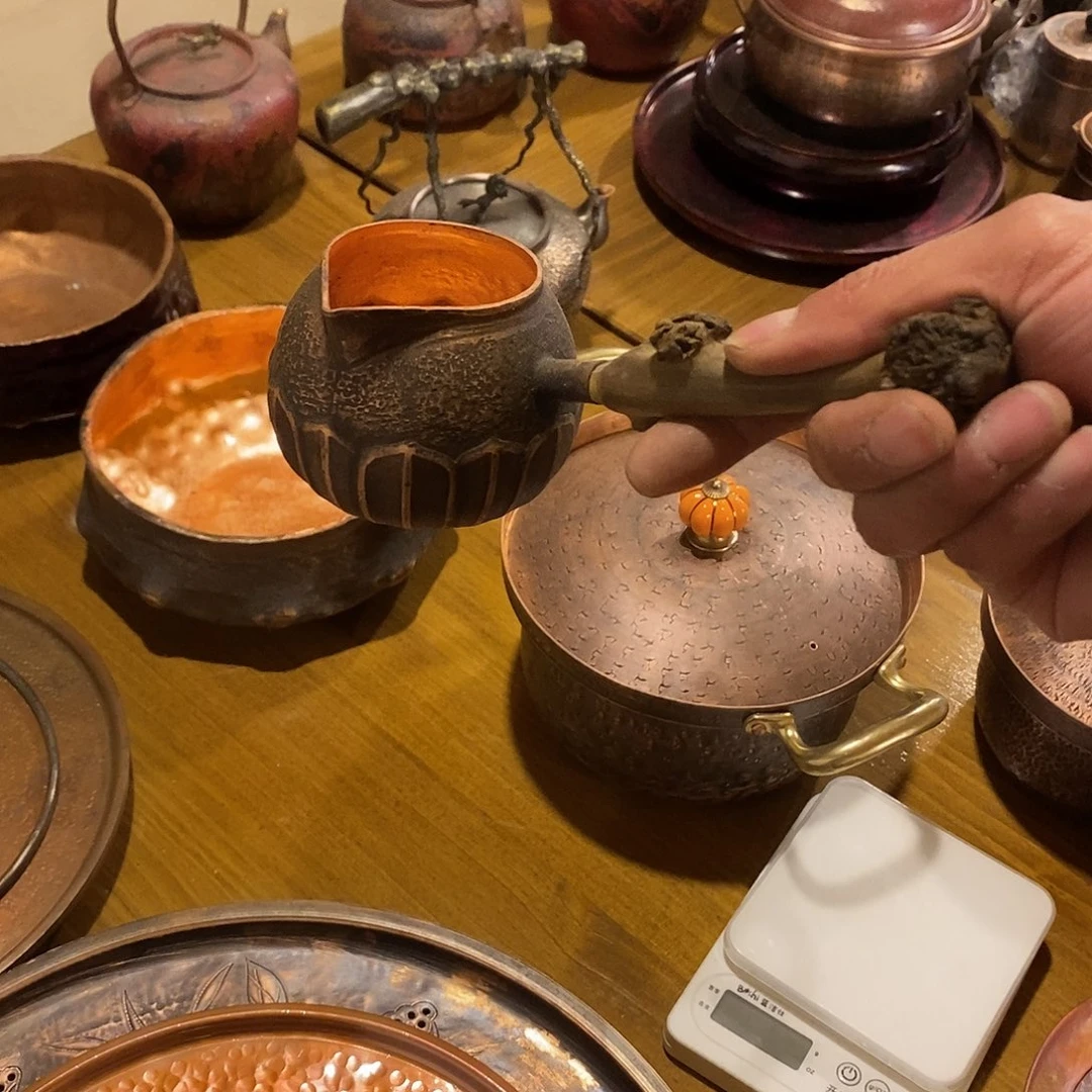 ?****?200莲花复古侧把公道手工锻打工艺