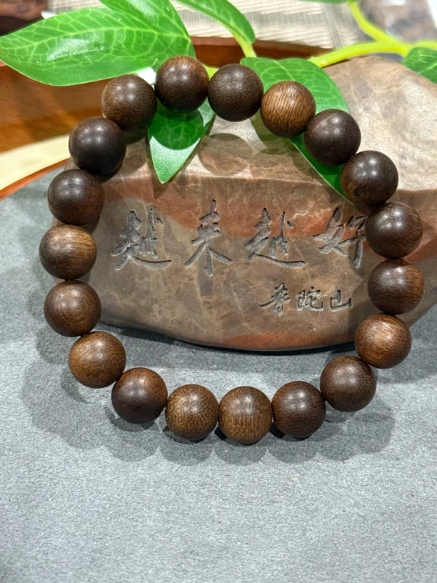 净庄阁文玩S095海南昆仑梅格沉香10mm